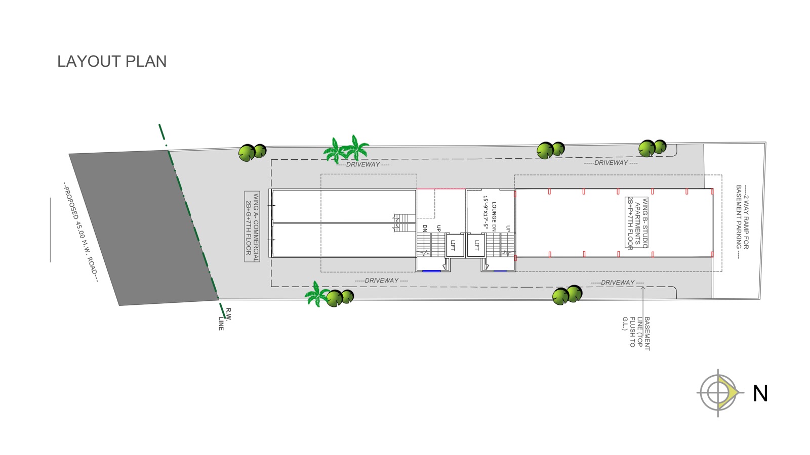 Genesis Master Layout Plan — Wing A & Wing B
